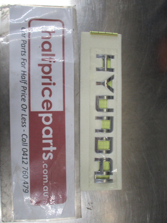 Hyundai Genuine Rear Chrome Name Emblem New Part
