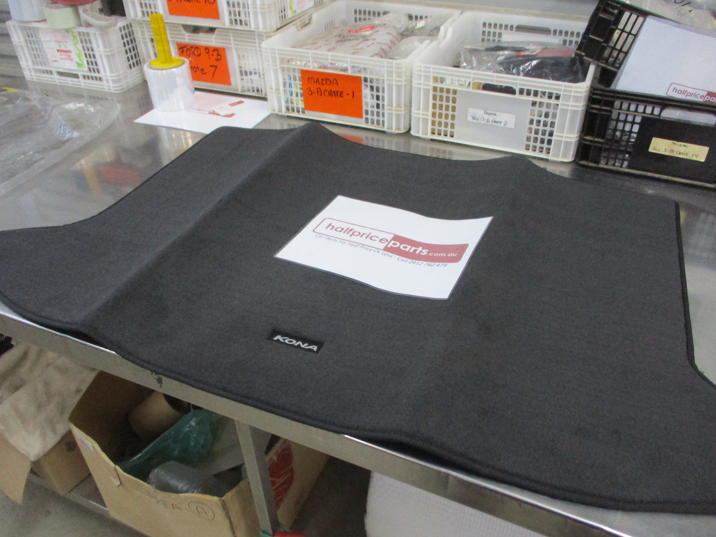 Hyundai Kona Genuine Rear Carpet Cargo Mat New Part