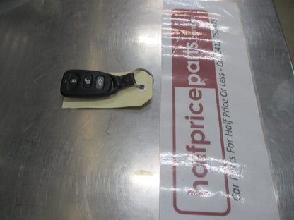 Hyundai Sonata/Elantra Genuine 3 Button Key Fob New Part