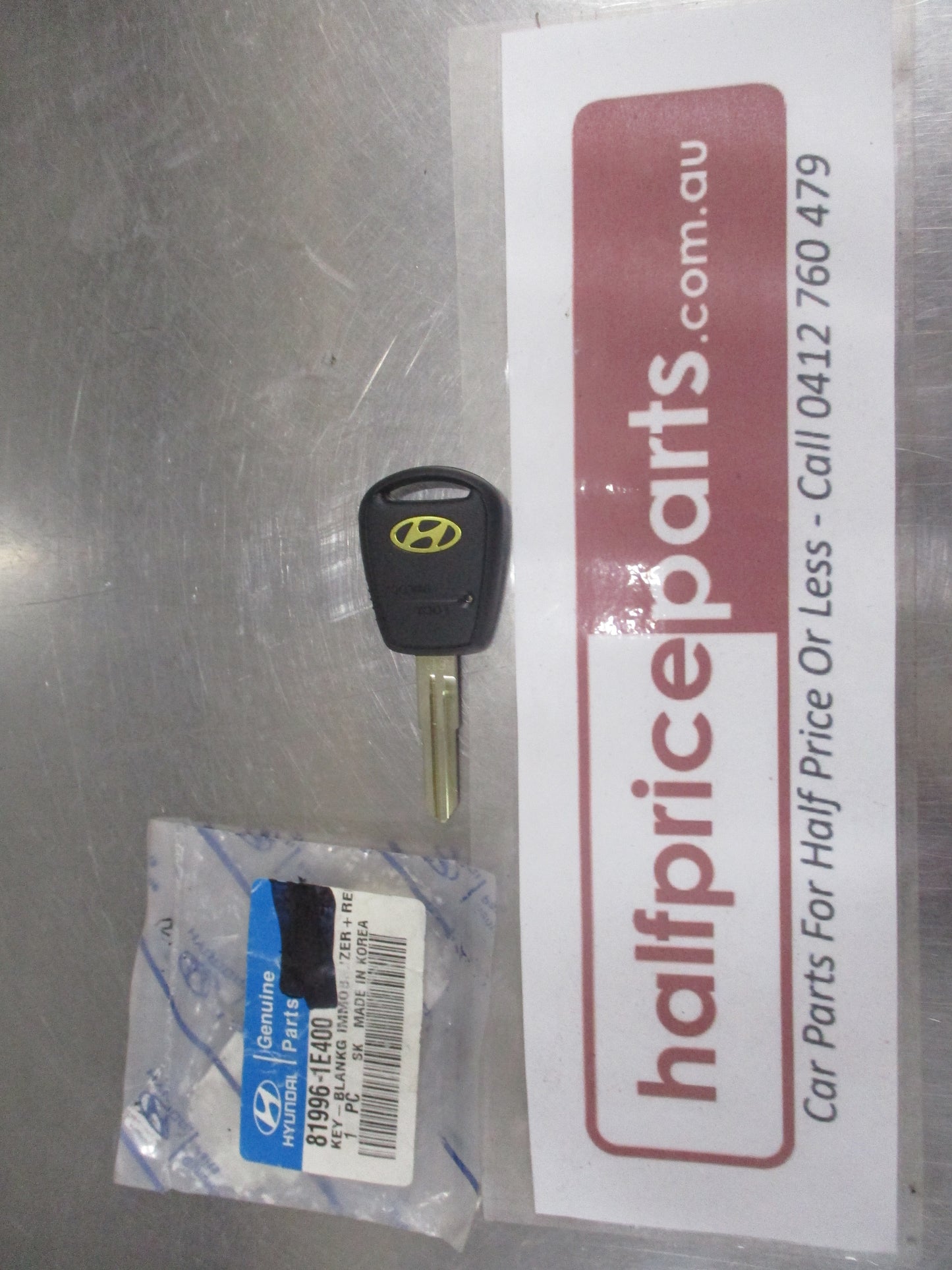 Hyundai Accent 5 Door Genuine Key Blank Immobilizer + Remote New Part