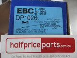 EBC Rear Disc Brake Pad Set Suits Mercedes Benz C-Class/E-Class/SLK C-Class New Part