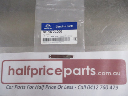 Hyundai/Kia  Genuine Key Insert Blank (Uncut) New Part