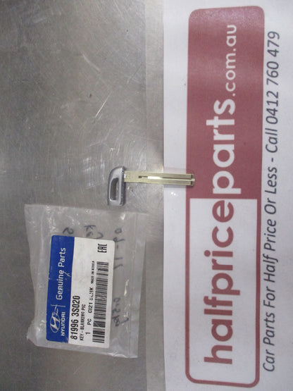 Hyundai Sonata/Tucson/Sonata Hybrid Genuine (Uncut) Key Blank New Part