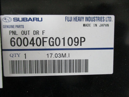 Subaru Genuine Left Hand Front Outer Door Skin - Unknown Model - New Part