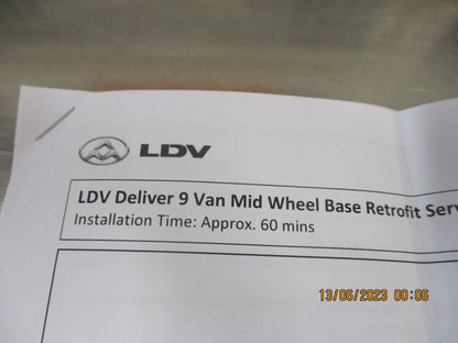 LDV Deliver 9 Van Mid Wheel Base Genuine Retrofit Tow Bar Support Bracket Kit New Part