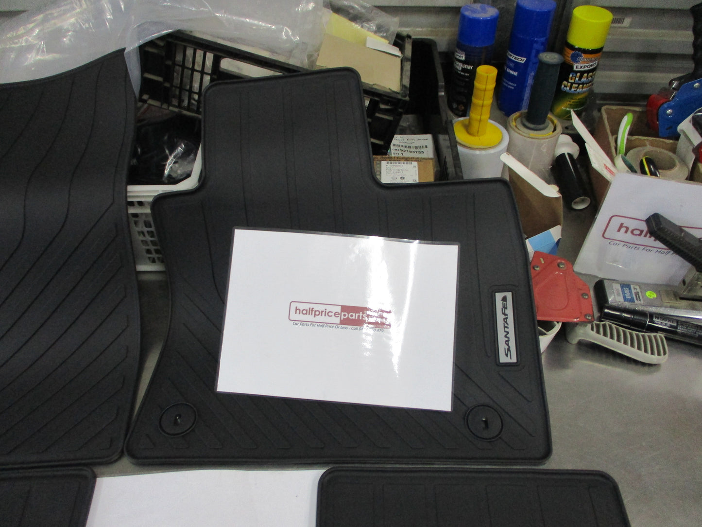 Hyundai Santa Fe TM/PE Genuine All Weather Rubber Mat Set 4 New Part