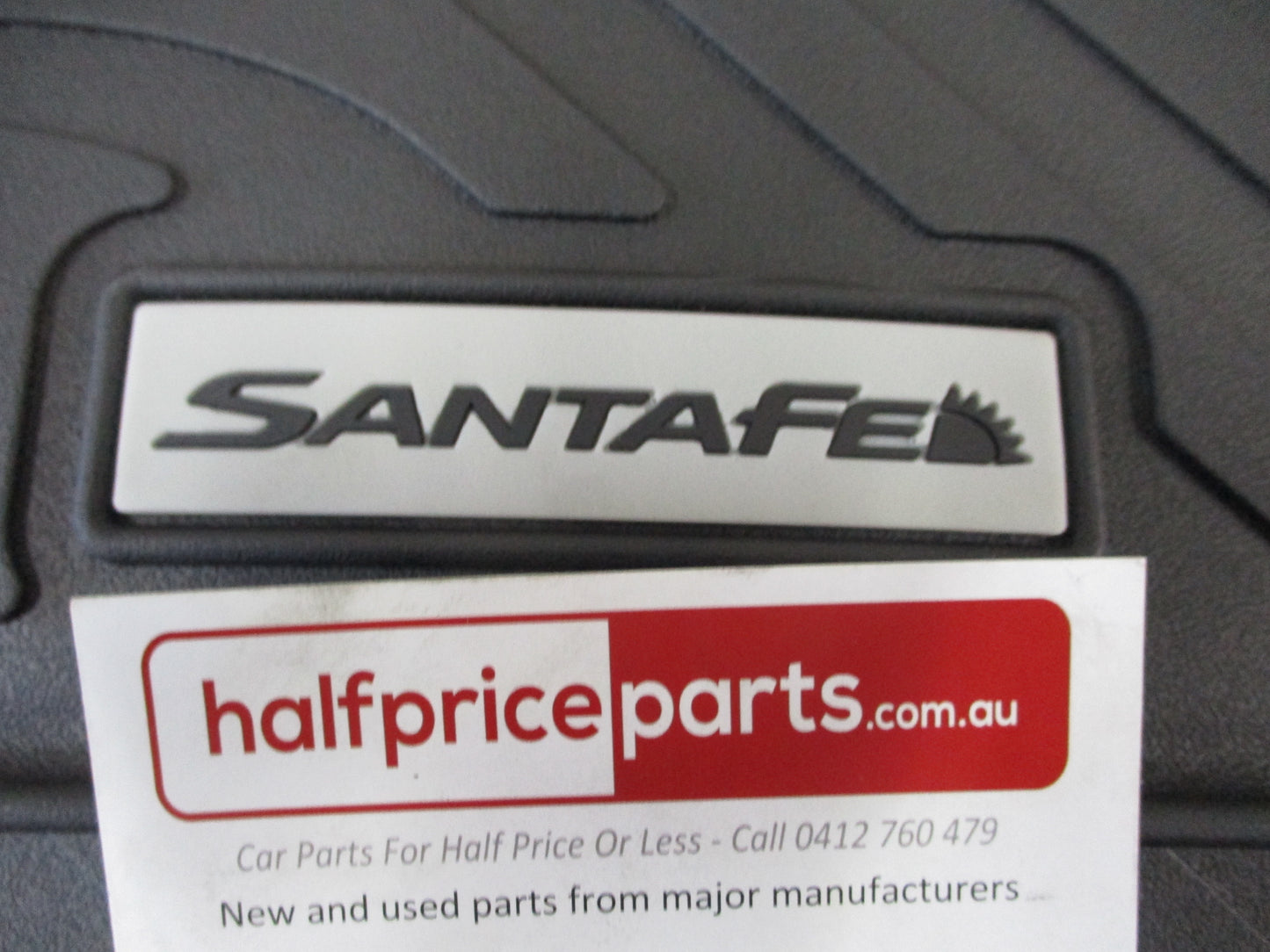 Hyundai Santa Fe TM/PE Genuine All Weather Rubber Mat Set 4 New Part