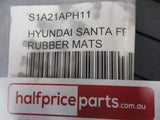 Hyundai Santa Fe TM/PE Genuine All Weather Rubber Mat Set 4 New Part