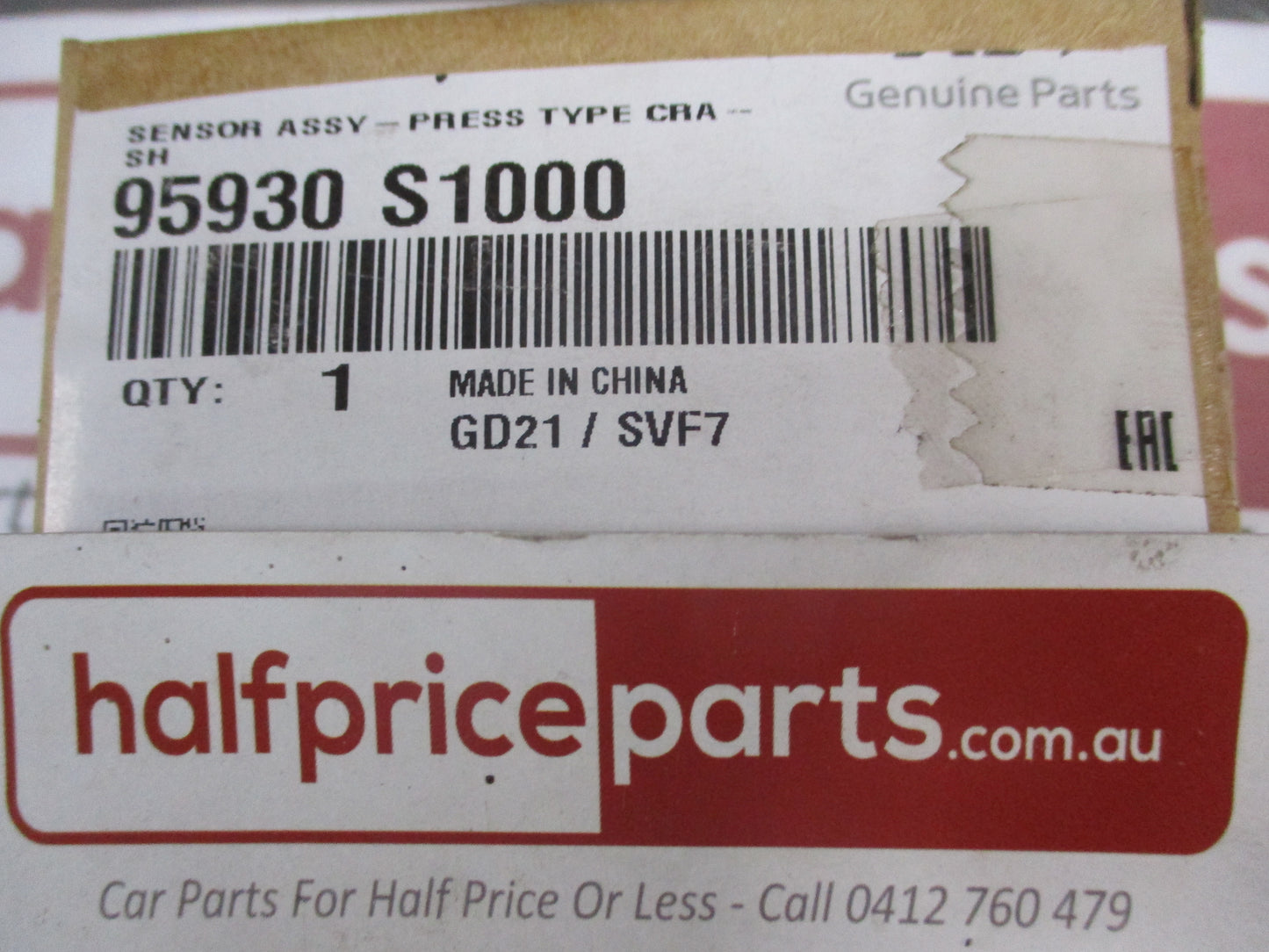 Hyundai Santa Fe/Sonata/Palisade Genuine Front A-Pillar Impact Air Bag Sensor New Part