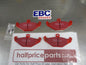 EBC Redstuff Rear Disc Brake Pad Set Suits Lotus 2-Eleven/Elise/Europa/Exige/Speedster/Roadstar New Part