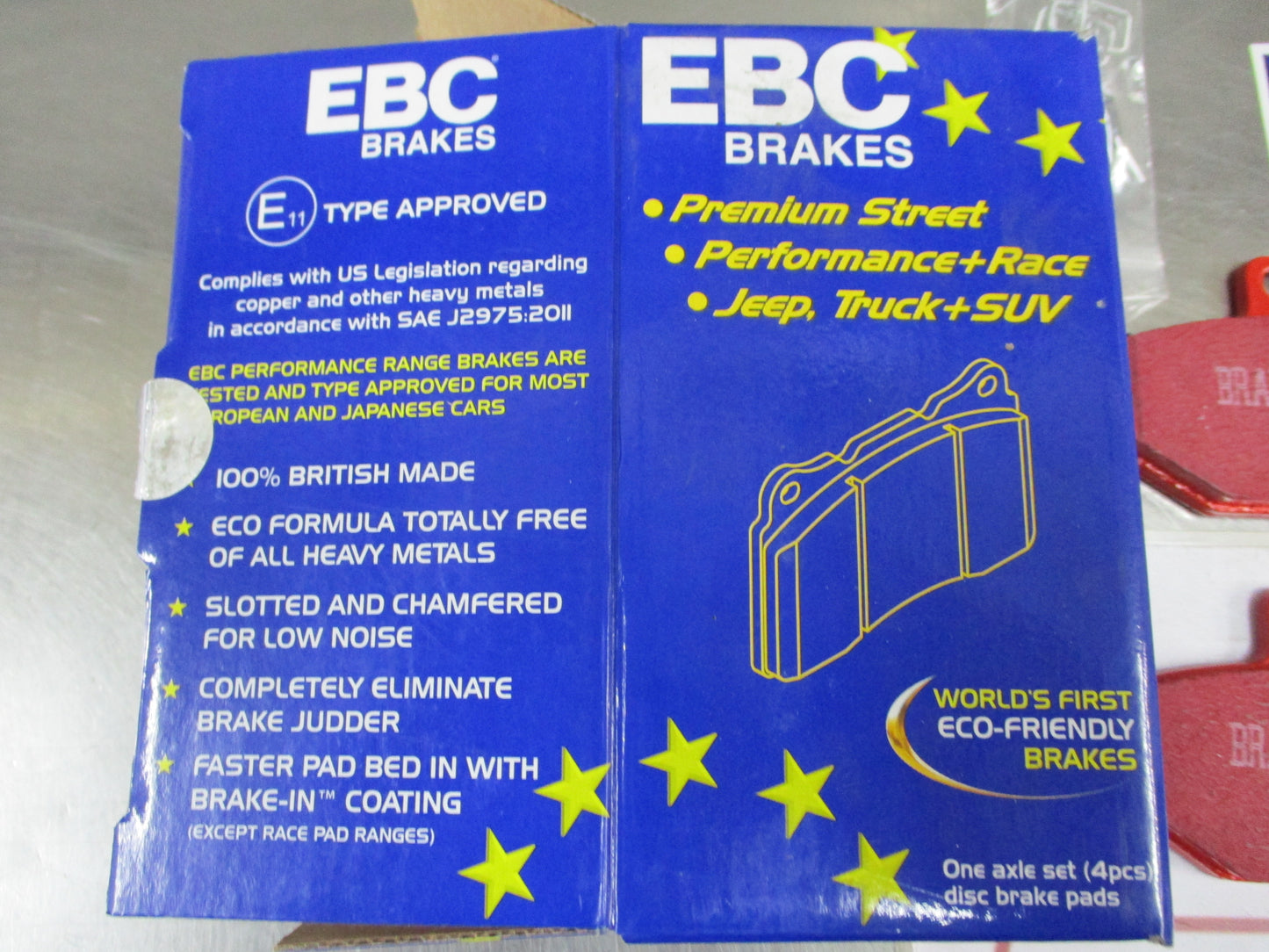 EBC Redstuff Rear Disc Brake Pad Set Suits Lotus 2-Eleven/Elise/Europa/Exige/Speedster/Roadstar New Part