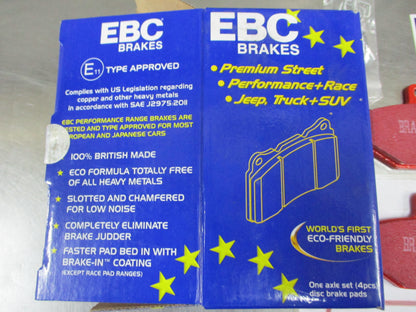 EBC Redstuff Rear Disc Brake Pad Set Suits Lotus 2-Eleven/Elise/Europa/Exige/Speedster/Roadstar New Part