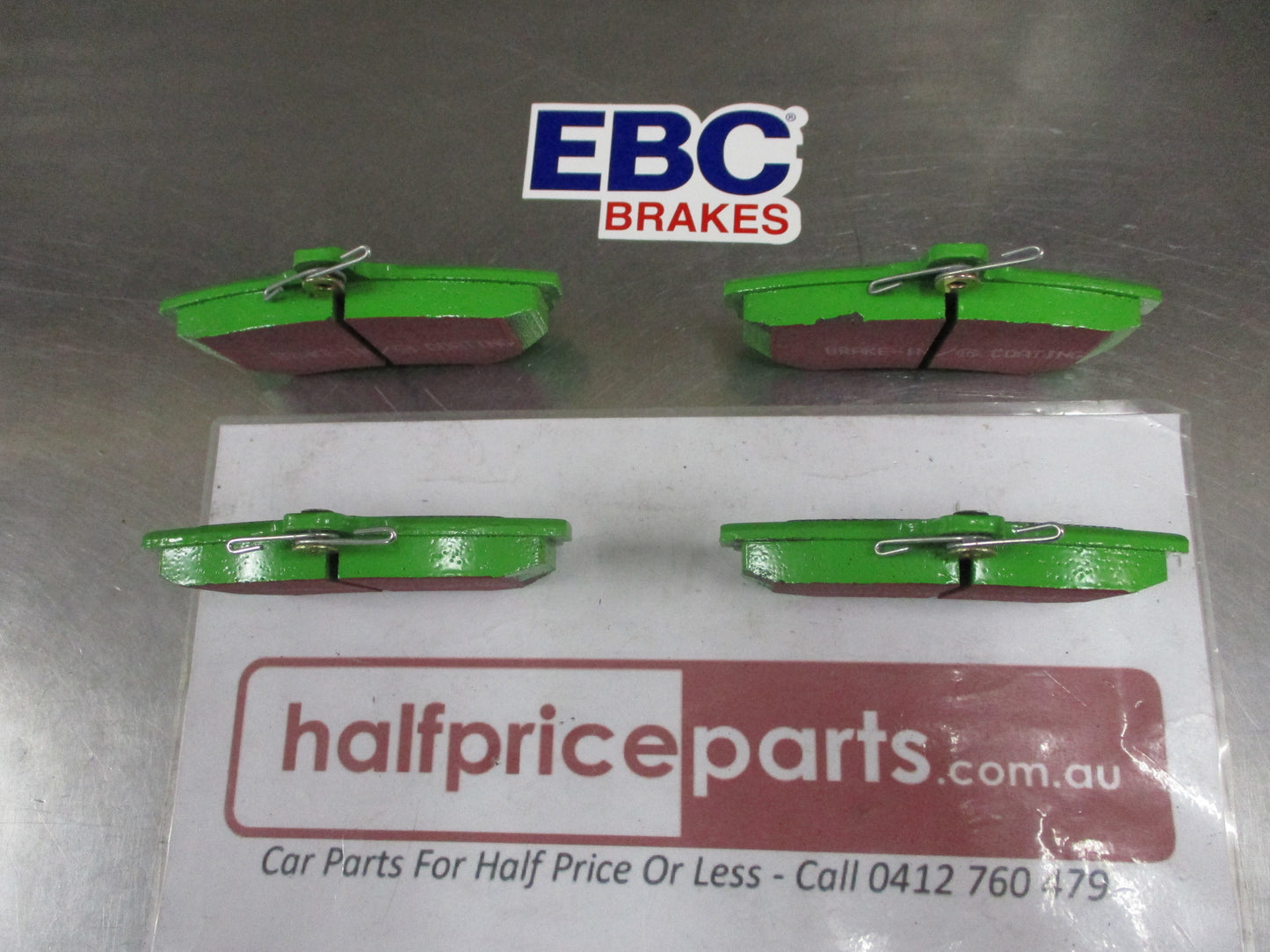 EBC Greenstuff Front Disc Brake Pad Set Suits VW Caddy Van New Part