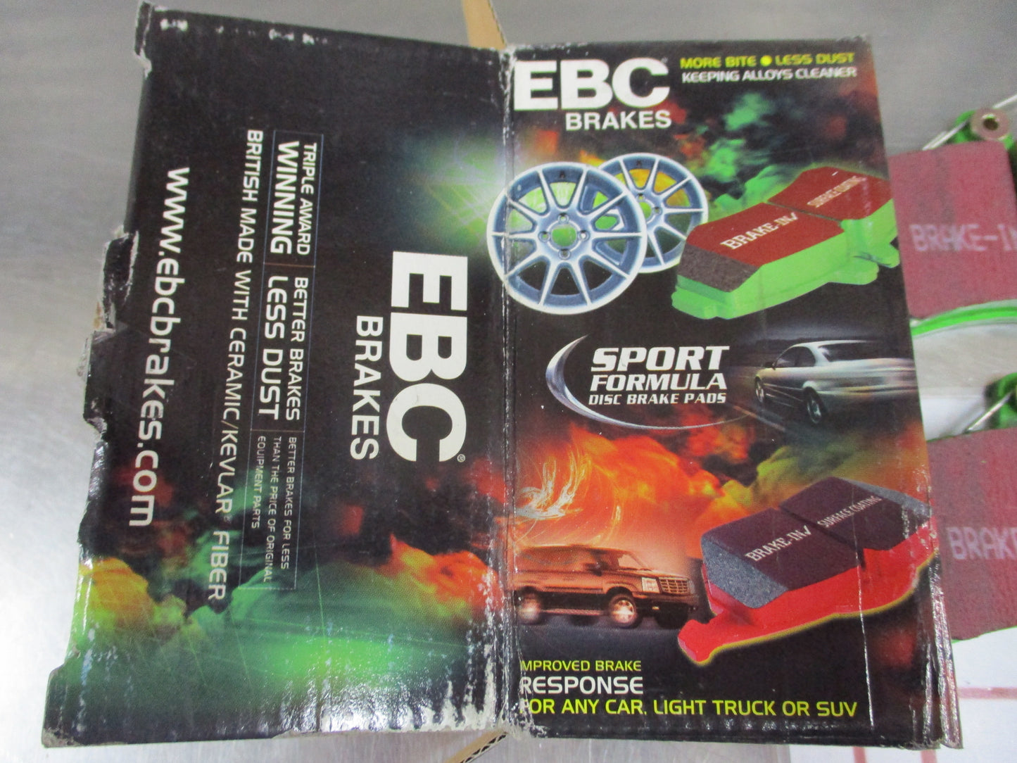 EBC Greenstuff Front Disc Brake Pad Set Suits VW Caddy Van New Part