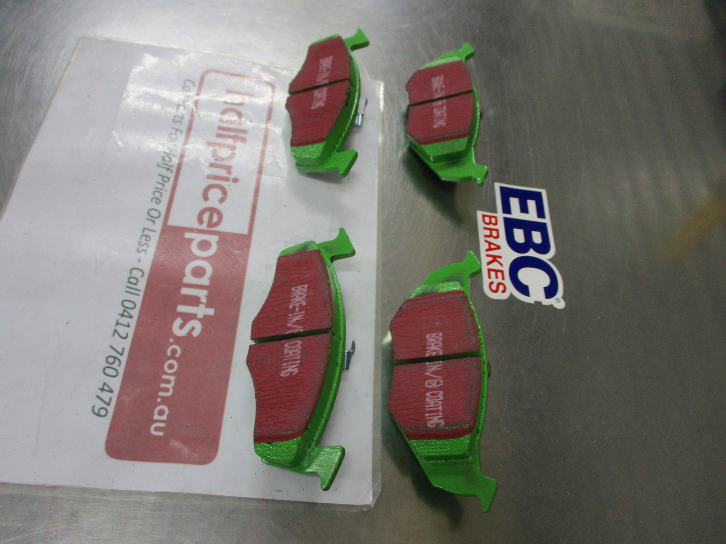 EBC Greenstuff Front Disc Brake Pad Set Suits VW Polo/Lupo/Skoda Felicia New Part