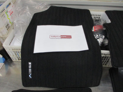 Mitsubishi Outlander Plug-In Hybird EV Genuine Carpet Mat Set Black New Part