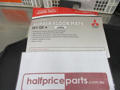 Mitsubishi ASX Genuine Heavy Duty Rubber Mat Set New Part