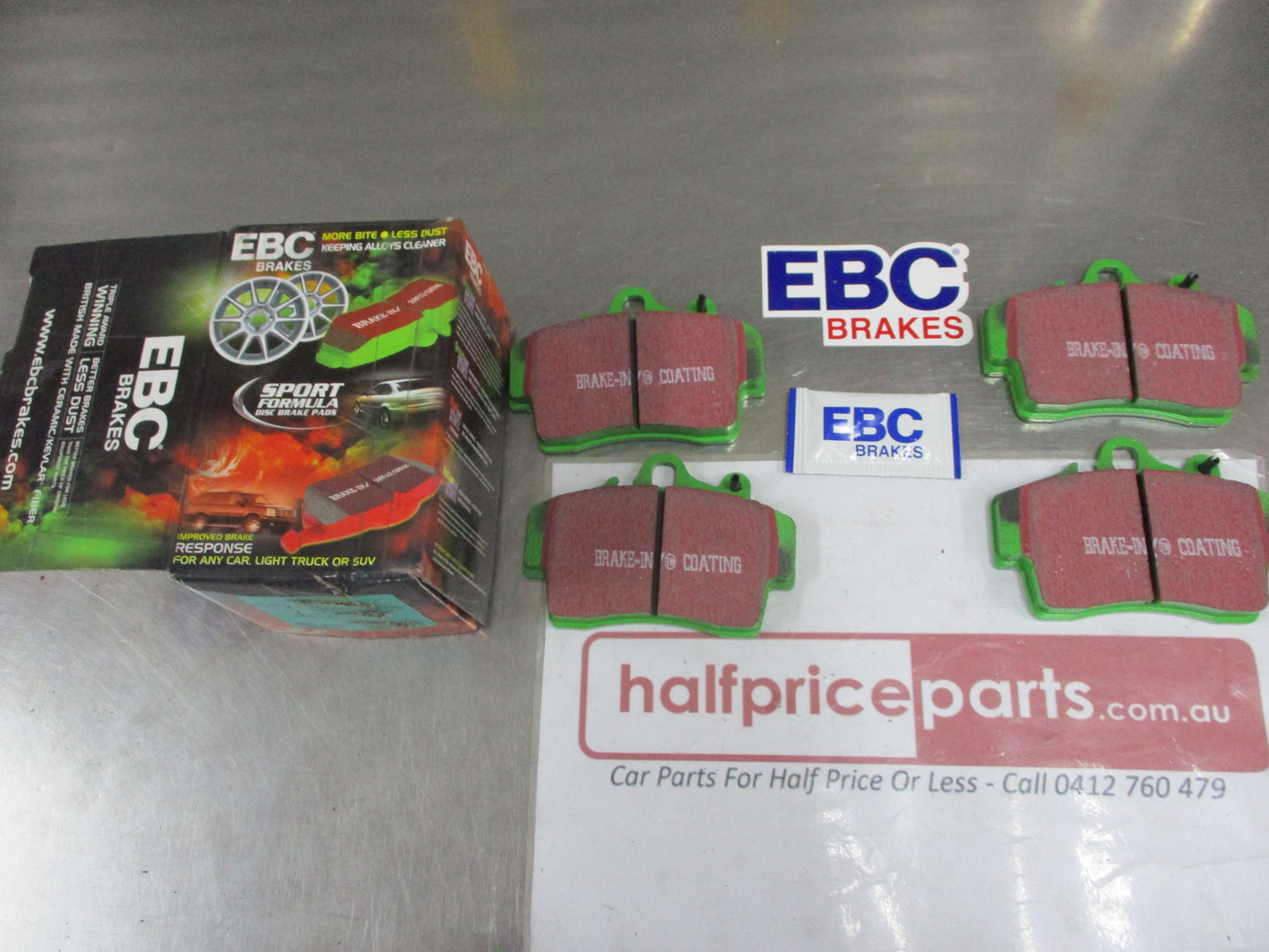 EBC Greenstuff Front Disc Brake Pad Set Suits Porsche Boxer/Cayman  New Part