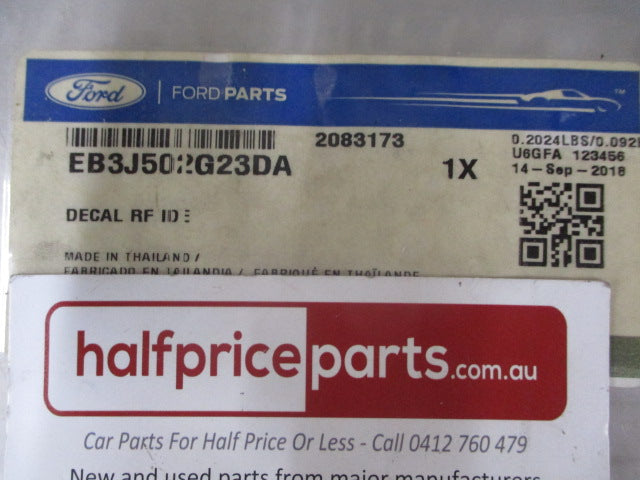 Ford PX Ranger SX4 Genuine Left Hand Rear Quarter Panel Stripe New Part