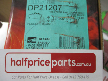 EBC Greenstuff Front Disc Brake Pad Set Suits Porsche Boxer/Cayman  New Part