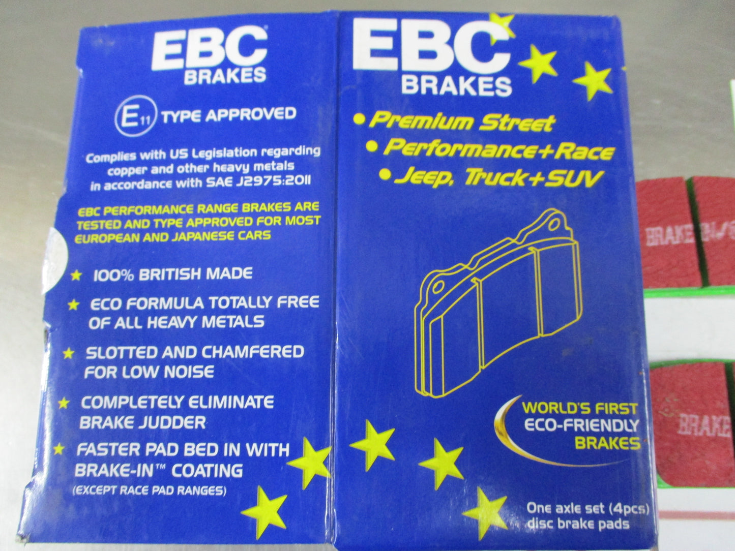 EBC Greenstuff Rear Disc Brake Pad Set Suits Ford Focus-Mondeo/Volvo S80-V70-CX70 New Part