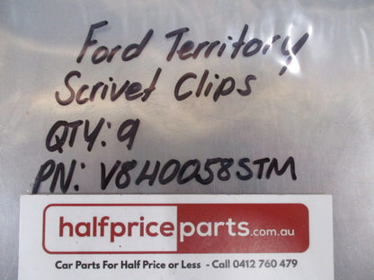 Ford Territory Genuine Scrivet Clip - New Part