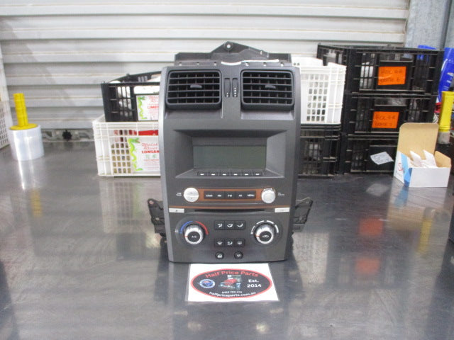 Ford Falcon BA/BF/Territory SX/SY Genuine ICC Stereo/CD/A/C Controls Unit (Gunmetal Gray/Brown Insert) New Part