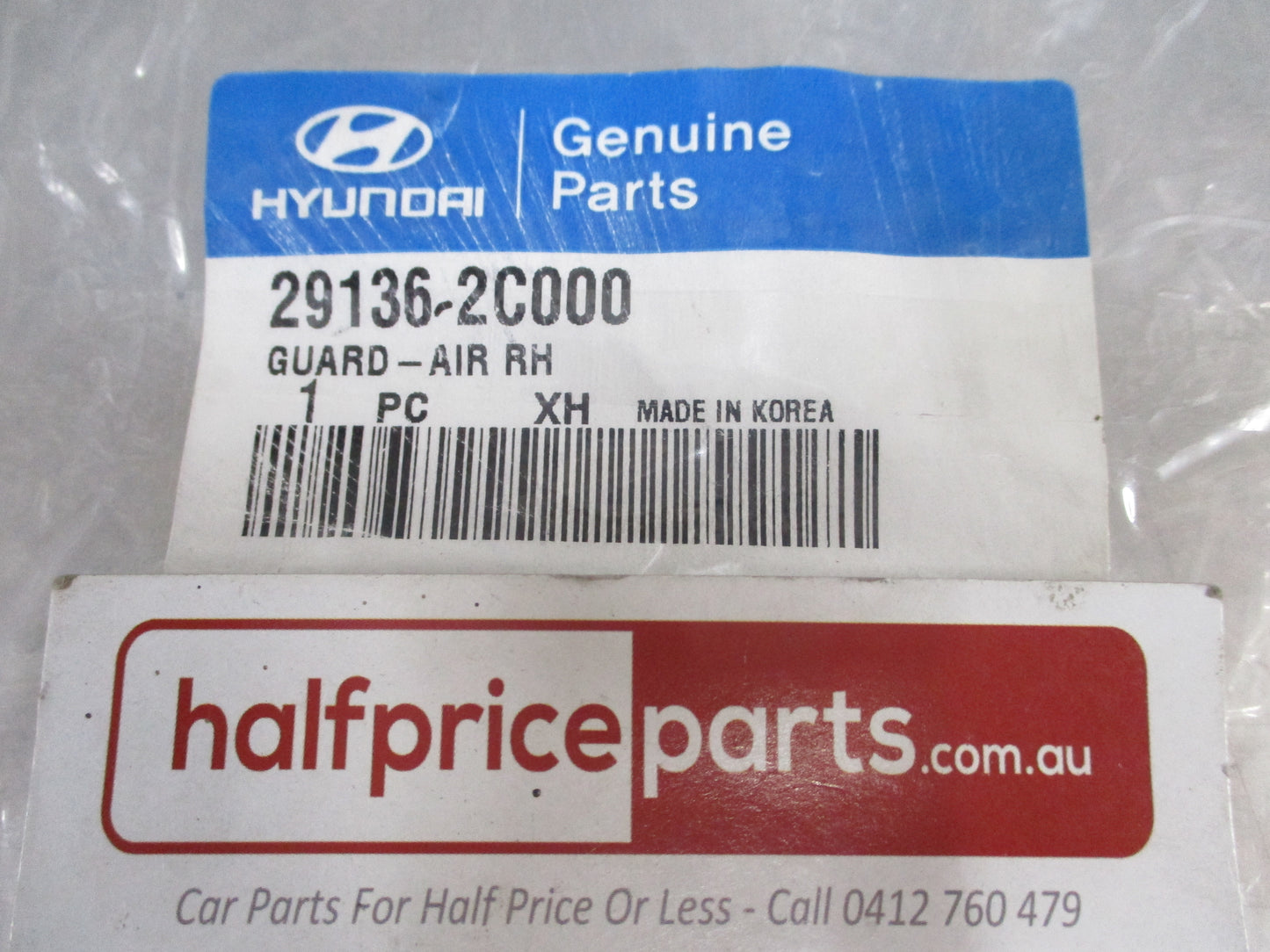Hyundai Tiburon Genuine Right Hand Front Air Deflector New Part