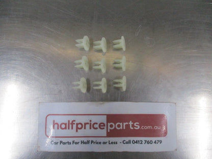 Ford Focus Genuine Plastic Expansion Nut Pack of 9 - New Part