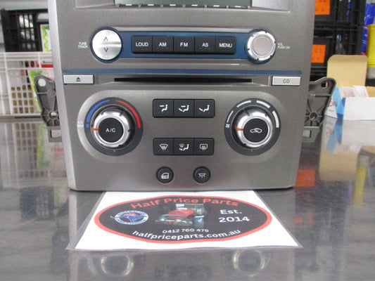 Ford Falcon BA/BF/Territory SX/SY Genuine ICC Stereo/CD/A/C Controls Unit (LIGHT GRAY) New Part.