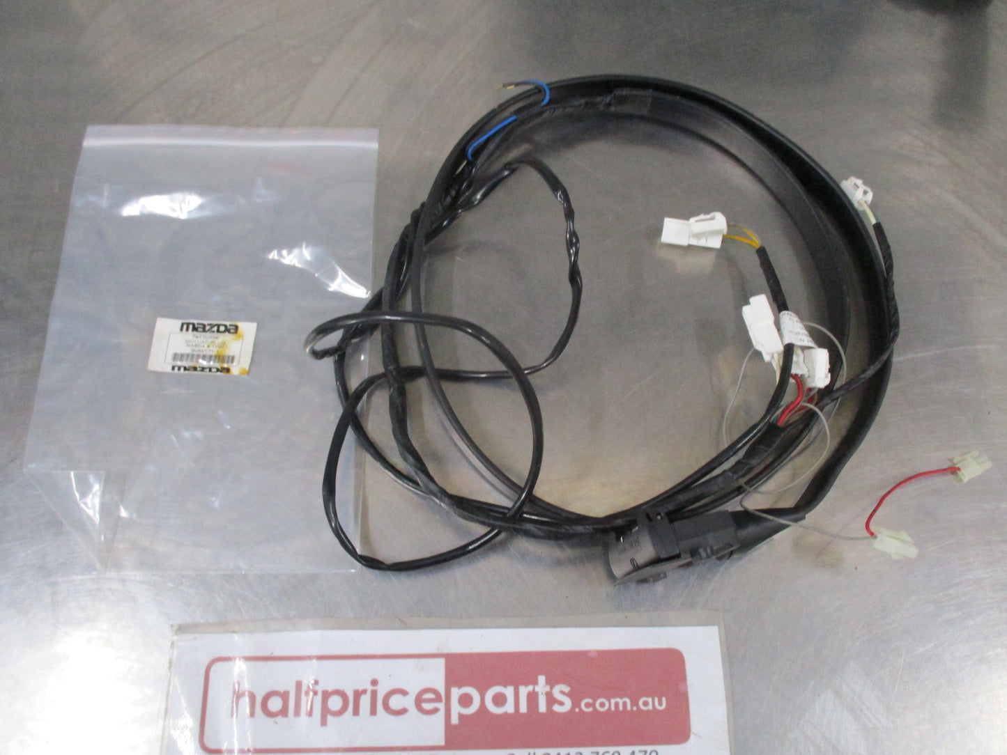Mazda 6 Genuine 7-Pin Flat Mountless Trailer Plug Wiring Loom ONLY New Part