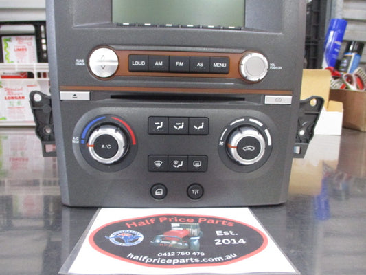 Ford Falcon BA/BF/Territory SX/SY Genuine ICC Stereo/CD/A/C Controls Unit (GUNMETAL GRAY) New Part.