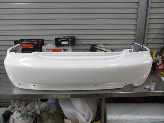 Mitsubishi Lancer Genuine Ralliart Rear Bumper White New Part