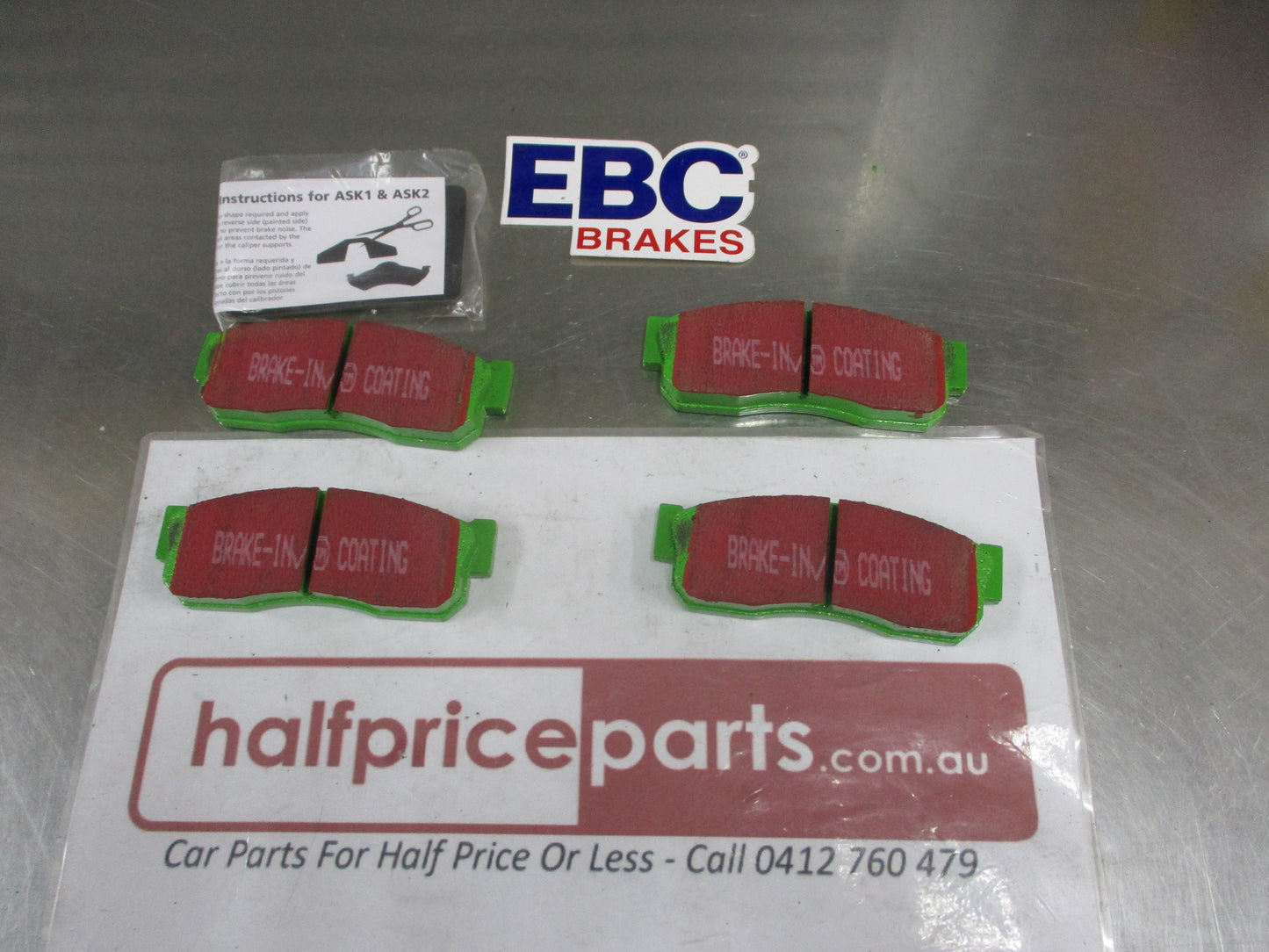 EBC Greenstuff Front Disc Brake Pad Set Suits Nissan/Datsun Pulsar New Part