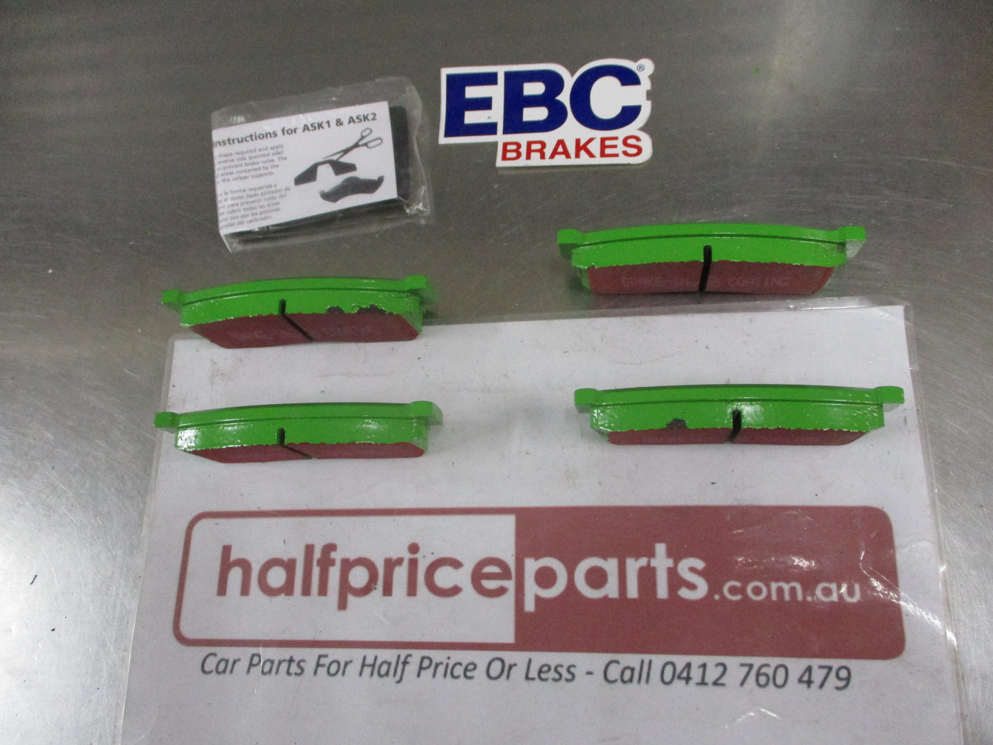 EBC Greenstuff Front Disc Brake Pad Set Suits Nissan/Datsun Pulsar New Part