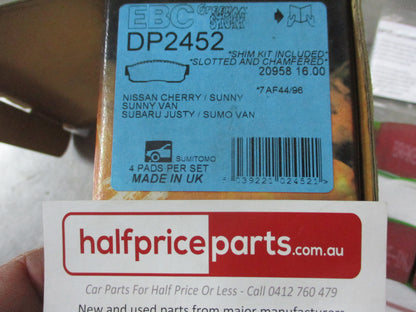 EBC Greenstuff Front Disc Brake Pad Set Suits Nissan/Datsun Pulsar New Part