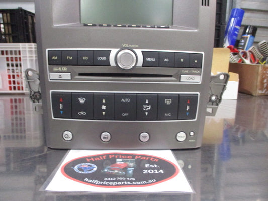 Ford Falcon BA/BF/Territory SX/SY Genuine ICC Stereo/6 Stack CD/A/C Controls Unit (GRAY) New Part.