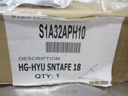 Hyundai Santa Fe Genuine Tinted Bonnet Protecter Kit New Part