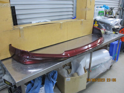 Honda Accord Euro Genuine Front Lower Spoiler (Carnelian Red) Kit New Part