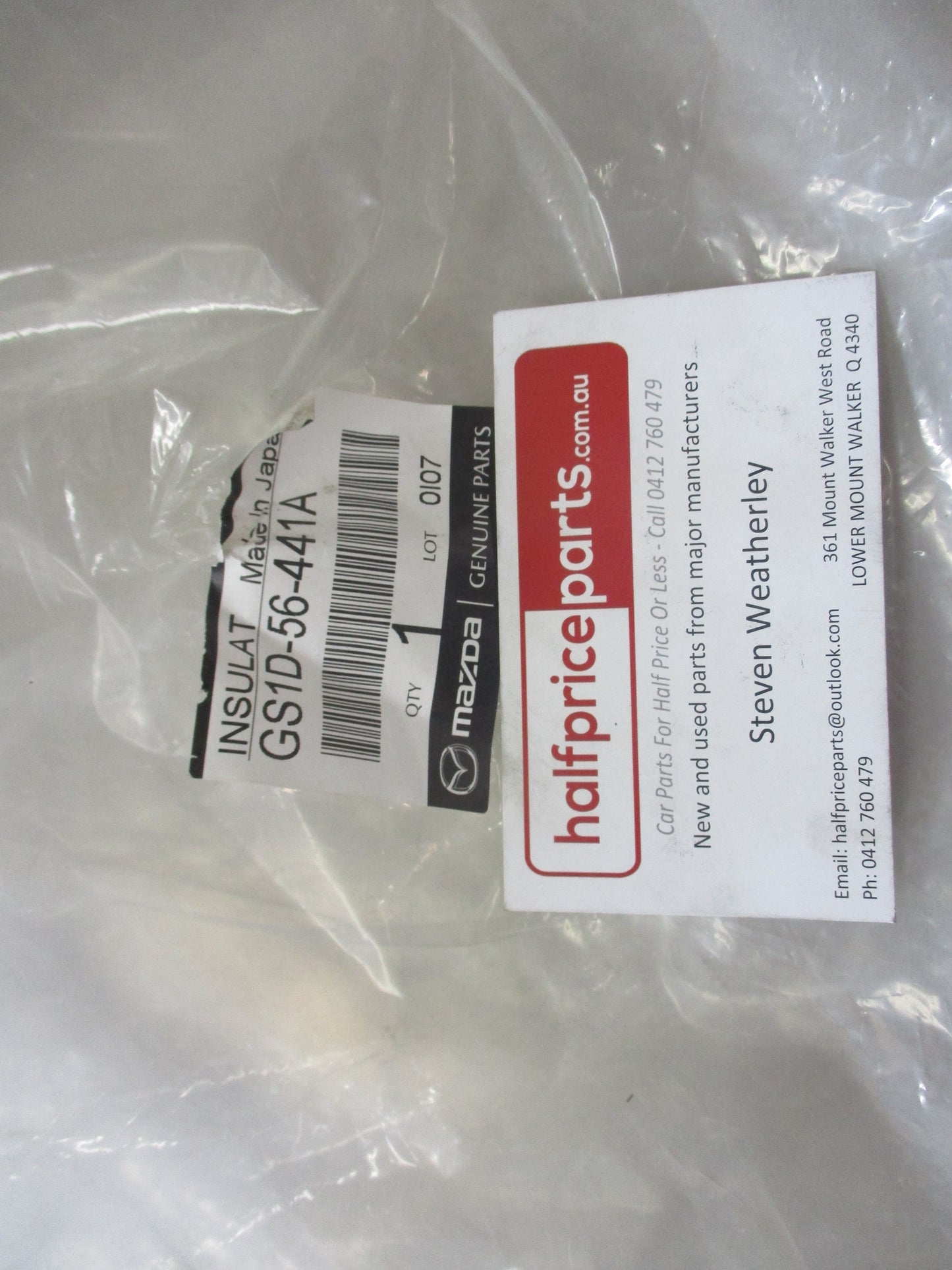Mazda 6 Wagon Genuine Front Heat Insulator New Part
