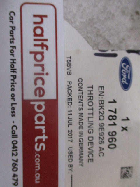 Ford PX Ranger/Everest/Ford Transit VM/VN/VO 2.2Ltr/3.2Ltr Genuine Throttle Body New Part