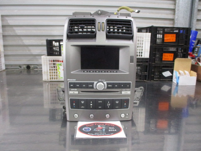 Ford Falcon BA/BF/XR6/XR8/FPV GT/Territory SX/SY Genuine ICC Stereo/6 Stack CD/A/C Controls Unit (GRAY) New Part.