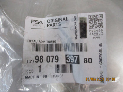 Citroen C4 Genuine Turbocharger Intake Pipe New Part