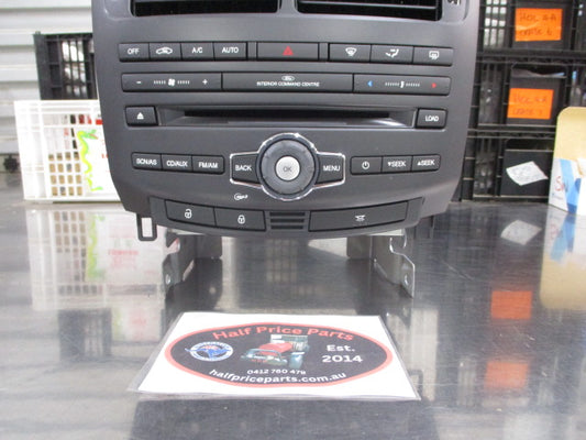 Ford FG Falcon Genuine ICC A/C/CD/Fan Controls/Door Lock/Interior Light Unit Dark Grey New Part