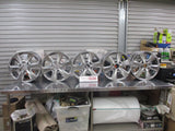 Toyota Landcruiser 300GR Sport Series Genuine Set Of 5 Silver Alloy Wheels ONLY Off New Vehicle.