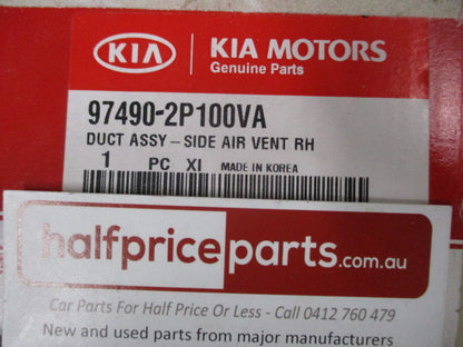 Kia Sorento Genuine Right Hand (Driver's) Air Duct Vent New Part