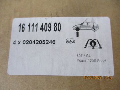 Peugeot 206-307 Genuine Front Brake Pad Set New Part