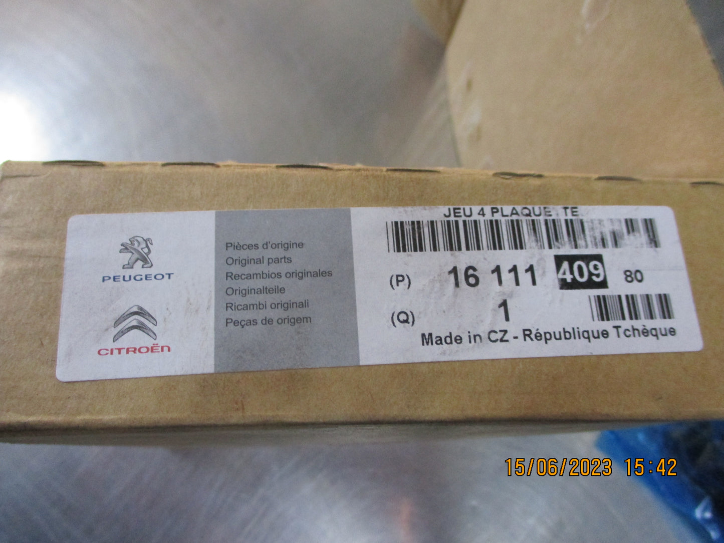 Peugeot 206-307 Genuine Front Brake Pad Set New Part
