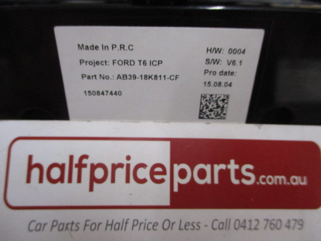 Ford PX Ranger Genuine Radio Control Panel Sat Nav New Part