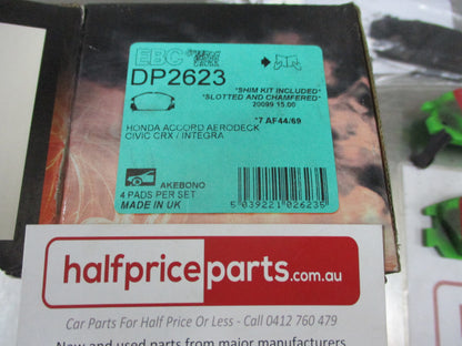 EBC Greenstuff Front Disc Brake Pad Set Suits Honda Accord-Civic-Integra New Part